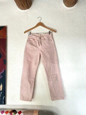 Pink! Levis Wedgie Straight Jeans